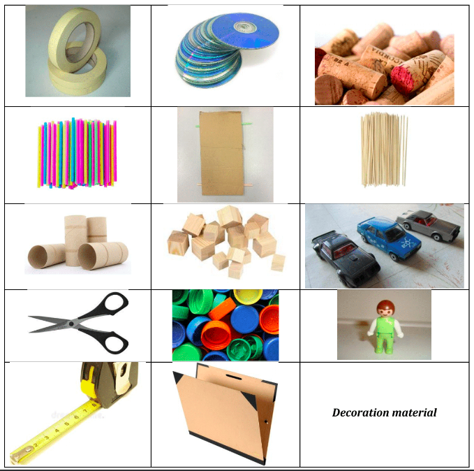 materials soap car race